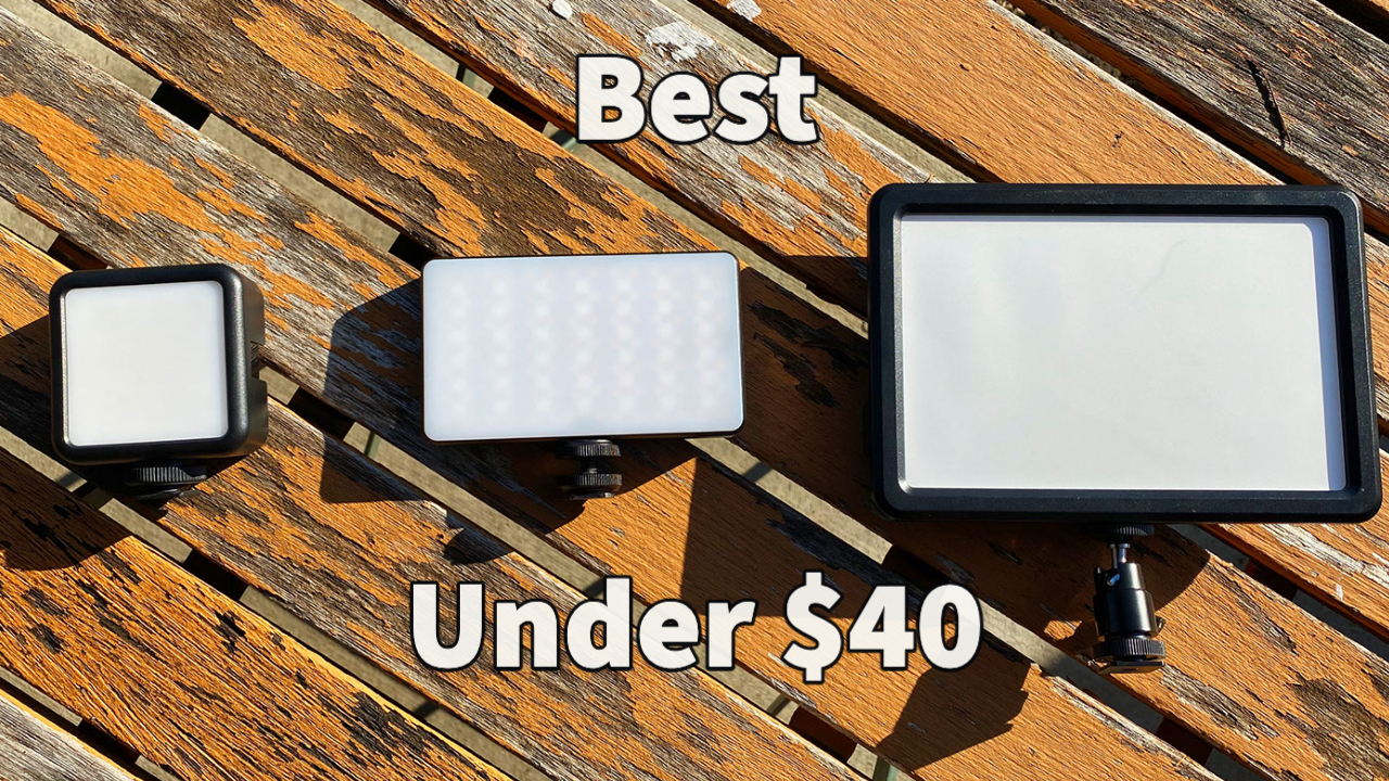 Best Battery Powered LED Video Lights Under $40