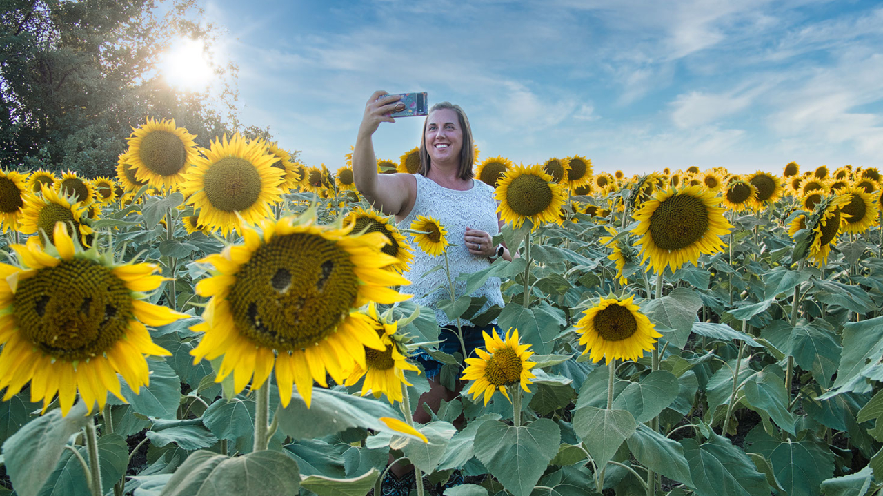 Photographer Becomes the Model – Stock Photography Idea